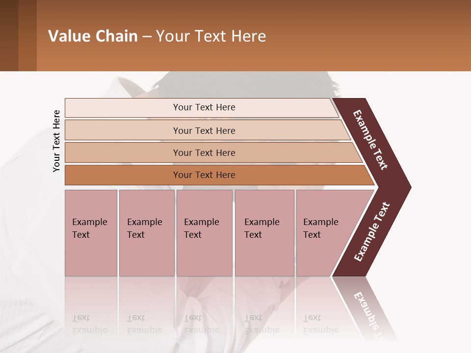 A Man Holding His Head In His Hands PowerPoint Template