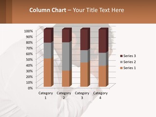 A Man Holding His Head In His Hands PowerPoint Template