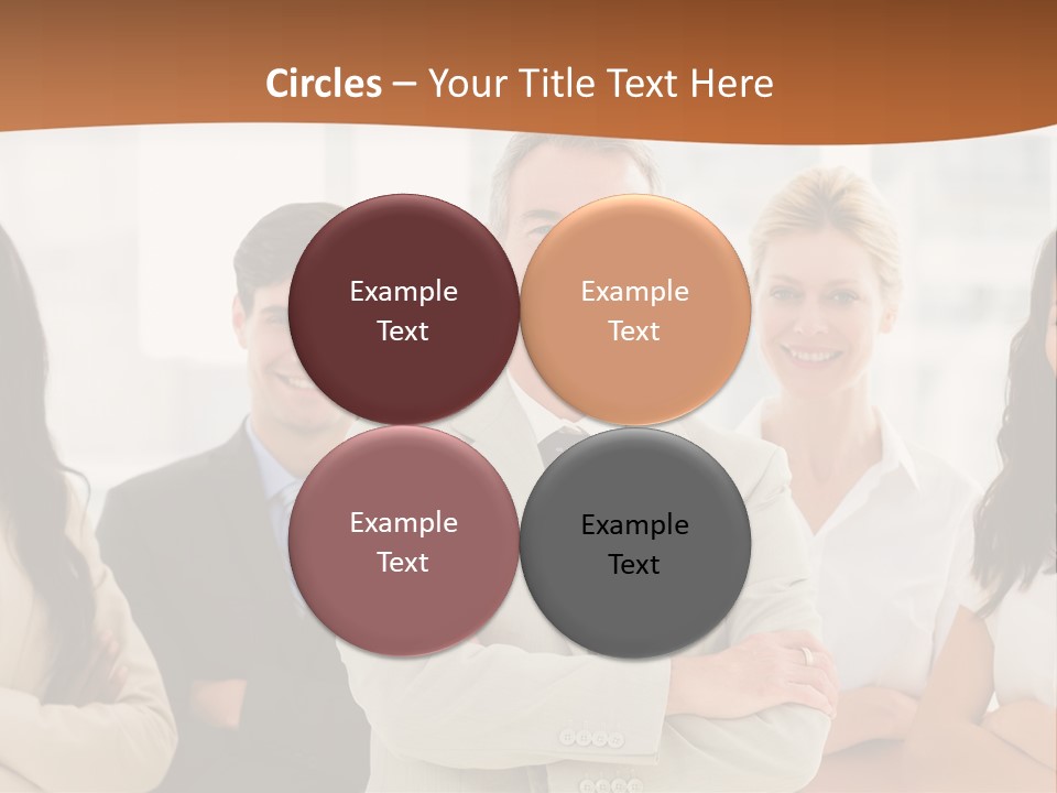 A Group Of People Standing In Front Of A Window PowerPoint Template