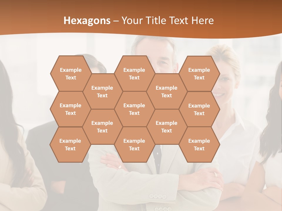 A Group Of People Standing In Front Of A Window PowerPoint Template