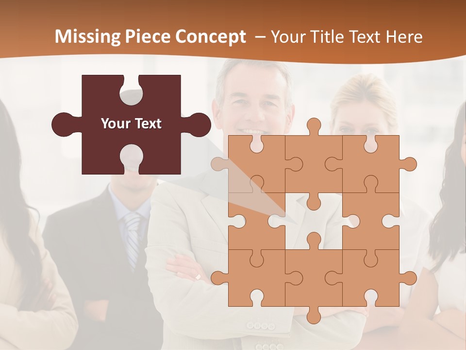 A Group Of People Standing In Front Of A Window PowerPoint Template