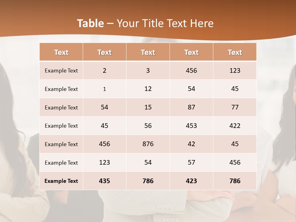 A Group Of People Standing In Front Of A Window PowerPoint Template