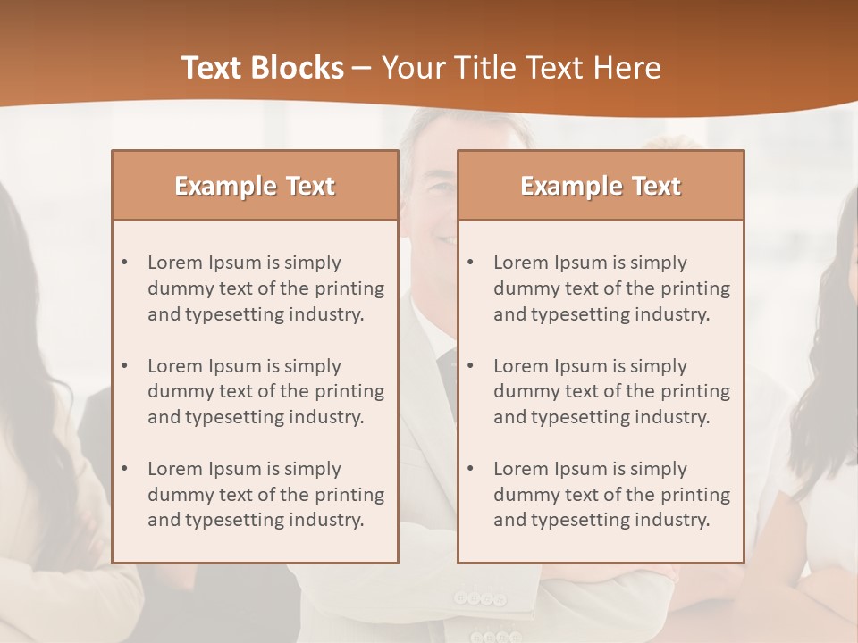 A Group Of People Standing In Front Of A Window PowerPoint Template
