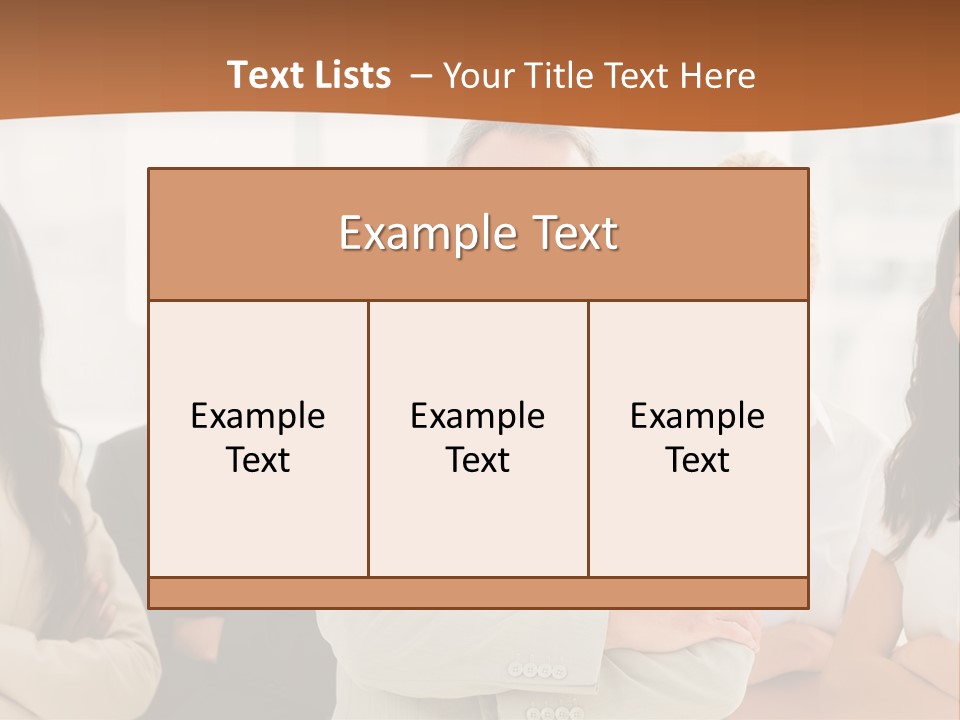 A Group Of People Standing In Front Of A Window PowerPoint Template