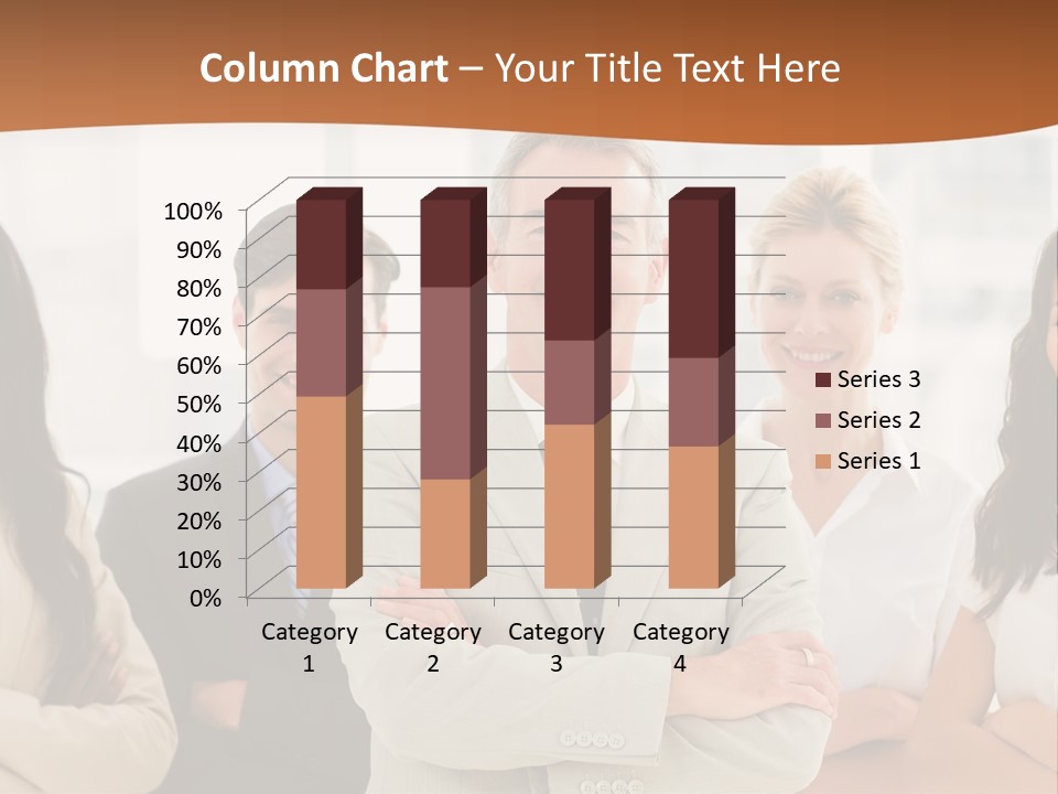 A Group Of People Standing In Front Of A Window PowerPoint Template