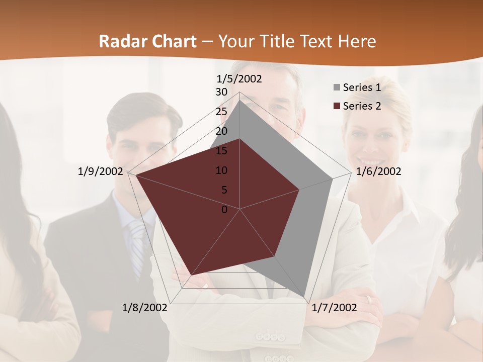A Group Of People Standing In Front Of A Window PowerPoint Template