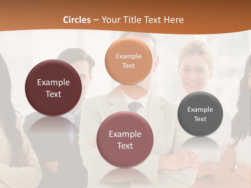 A Group Of People Standing In Front Of A Window PowerPoint Template