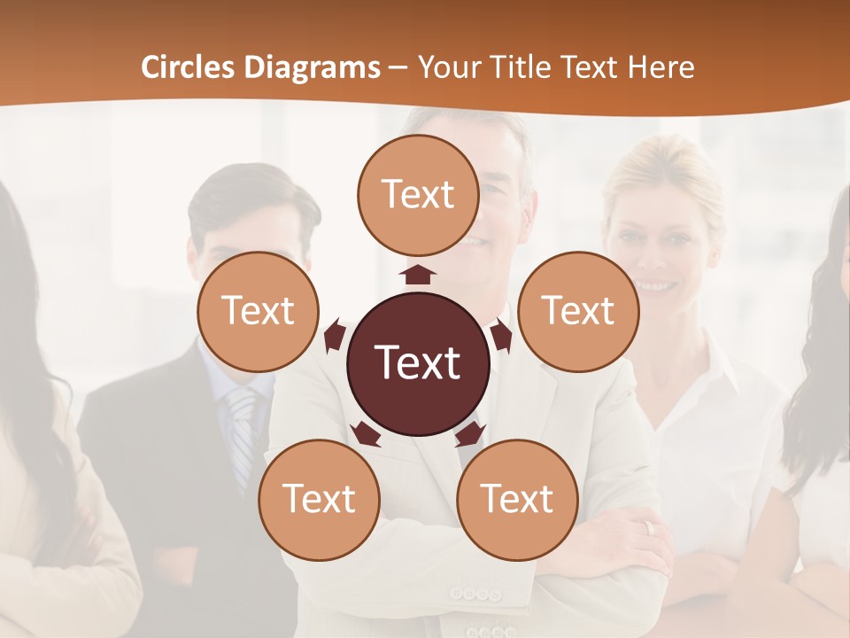 A Group Of People Standing In Front Of A Window PowerPoint Template