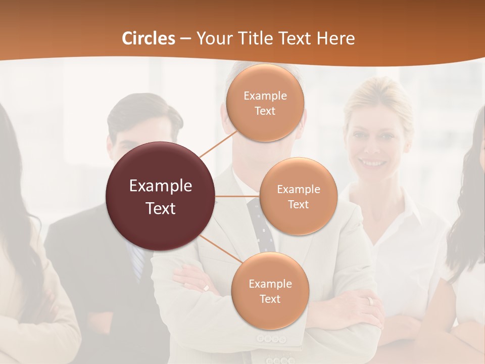 A Group Of People Standing In Front Of A Window PowerPoint Template