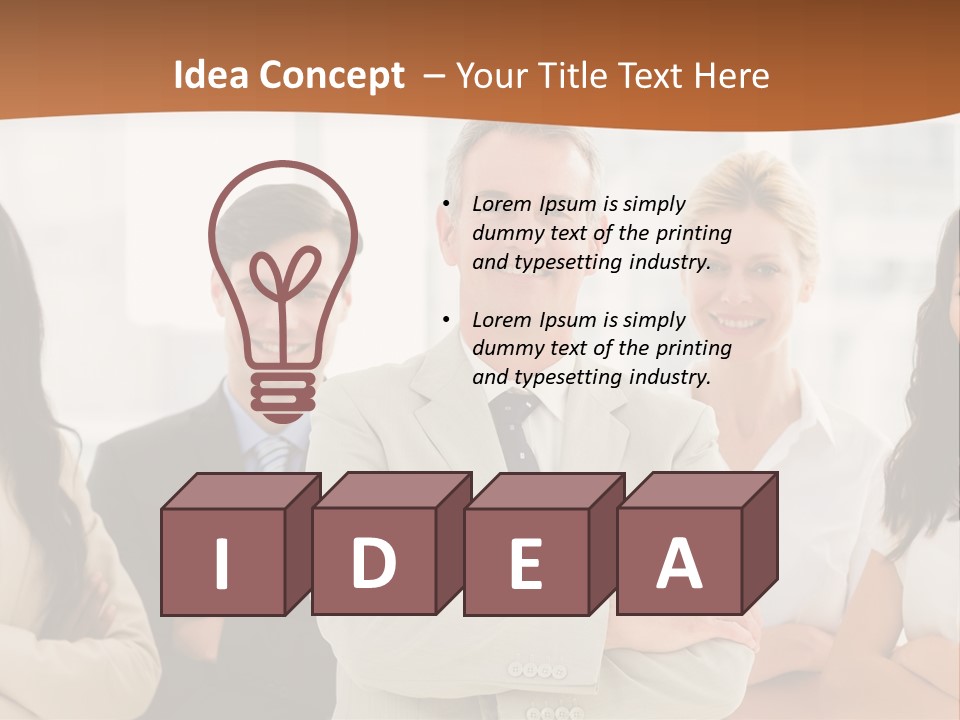 A Group Of People Standing In Front Of A Window PowerPoint Template