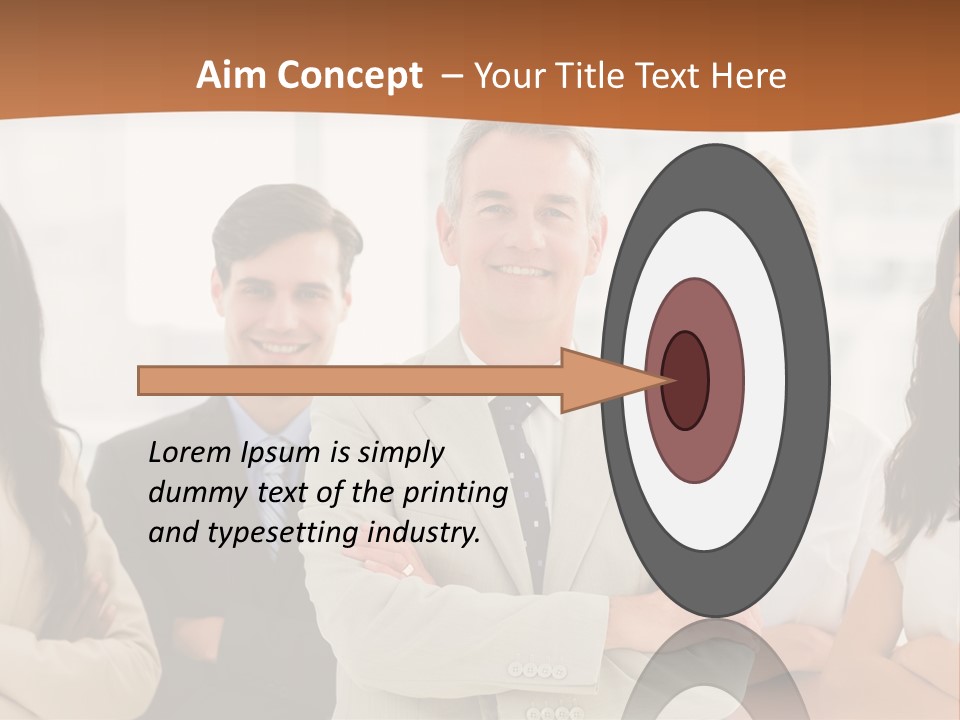 A Group Of People Standing In Front Of A Window PowerPoint Template