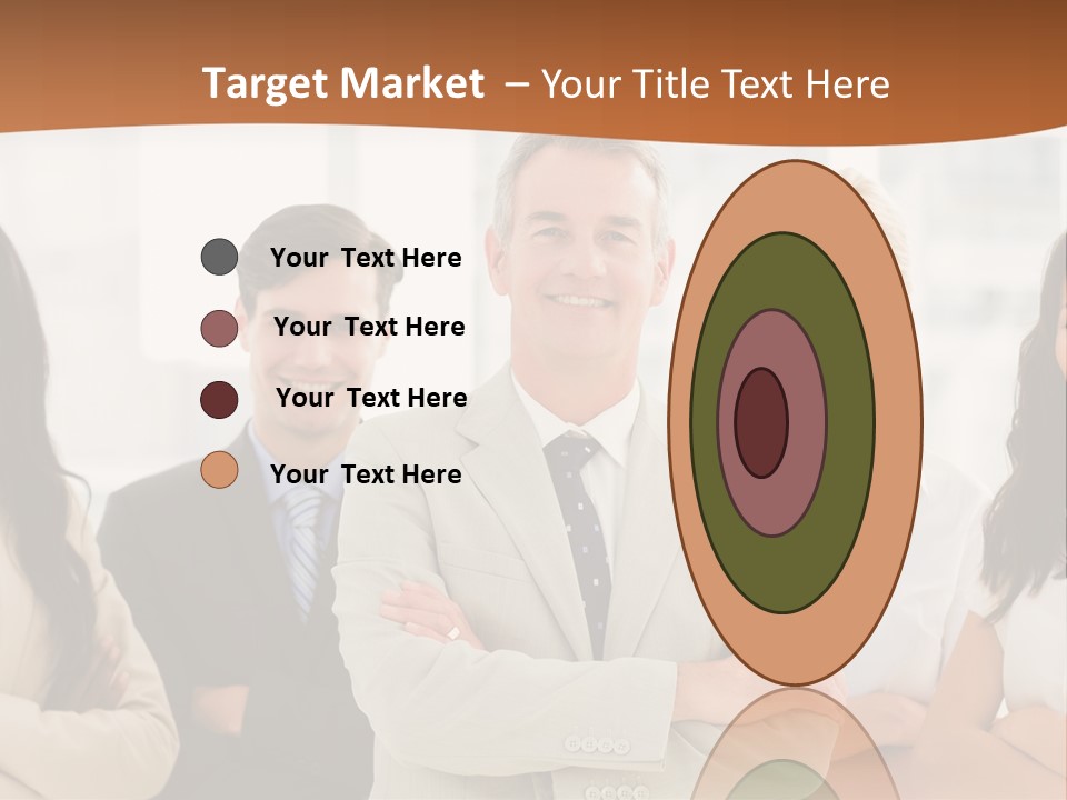 A Group Of People Standing In Front Of A Window PowerPoint Template