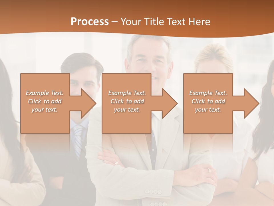 A Group Of People Standing In Front Of A Window PowerPoint Template