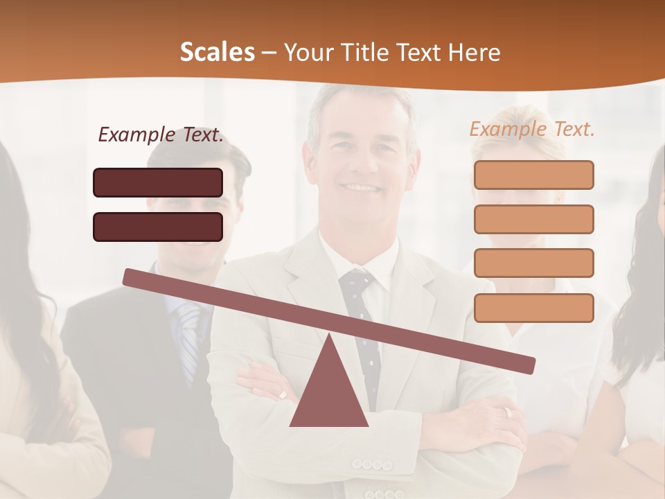 A Group Of People Standing In Front Of A Window PowerPoint Template