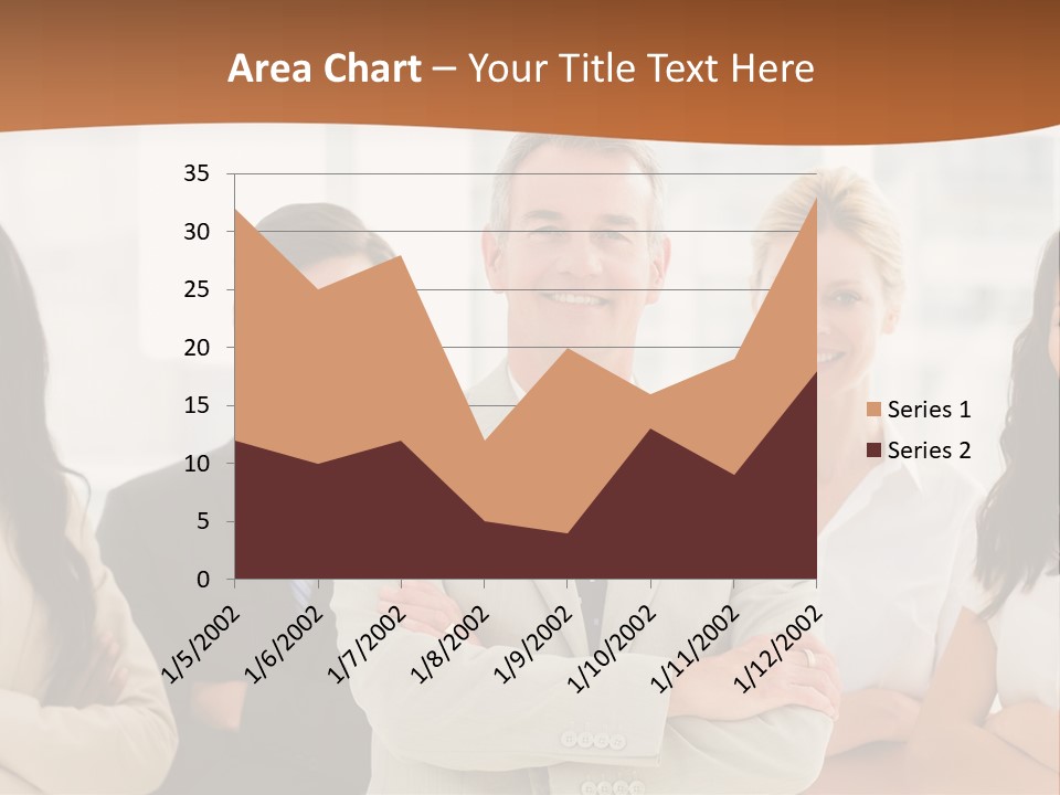 A Group Of People Standing In Front Of A Window PowerPoint Template