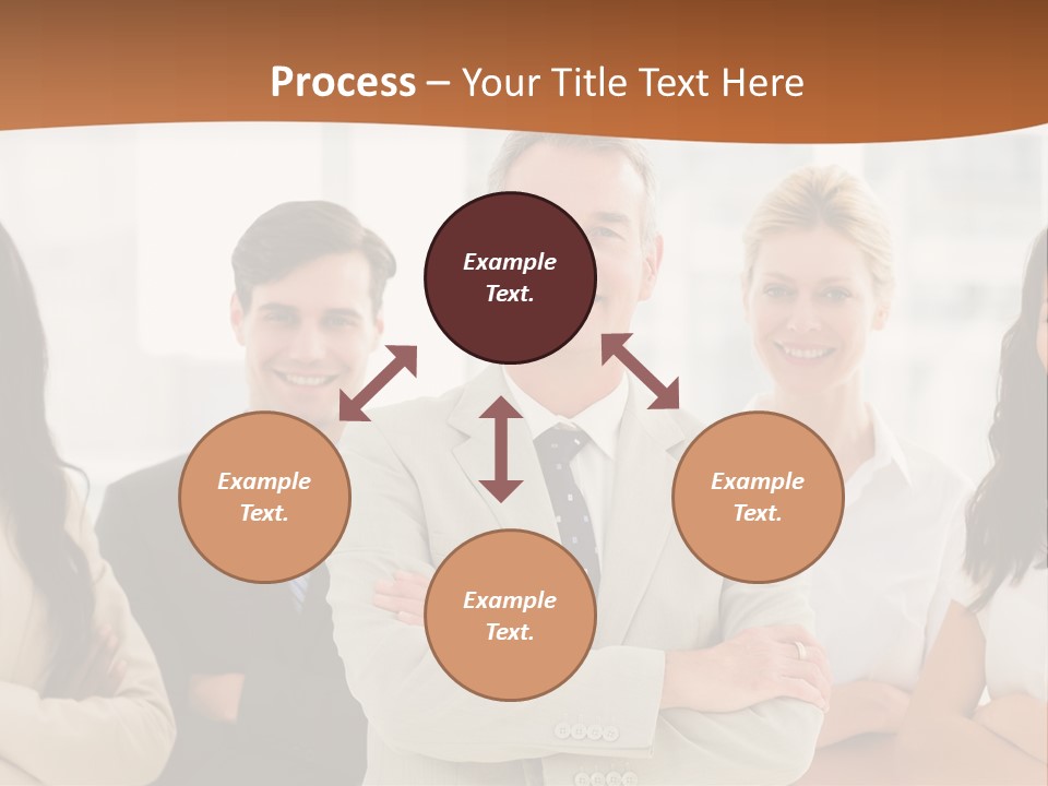 A Group Of People Standing In Front Of A Window PowerPoint Template