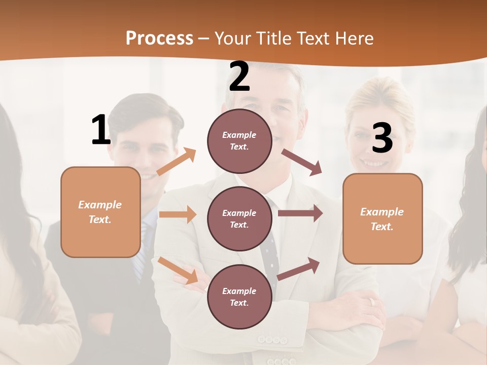 A Group Of People Standing In Front Of A Window PowerPoint Template