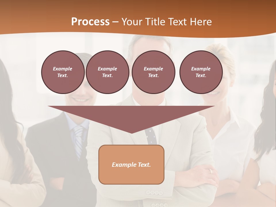 A Group Of People Standing In Front Of A Window PowerPoint Template