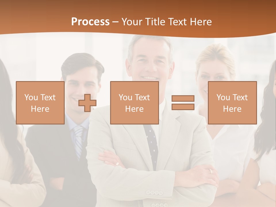 A Group Of People Standing In Front Of A Window PowerPoint Template