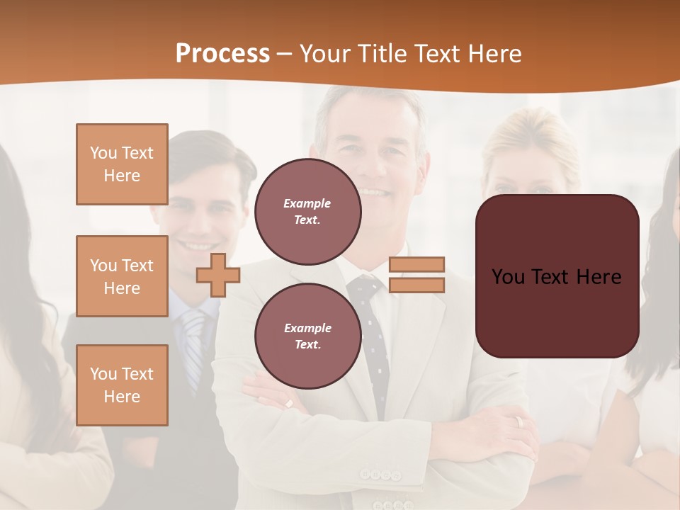 A Group Of People Standing In Front Of A Window PowerPoint Template