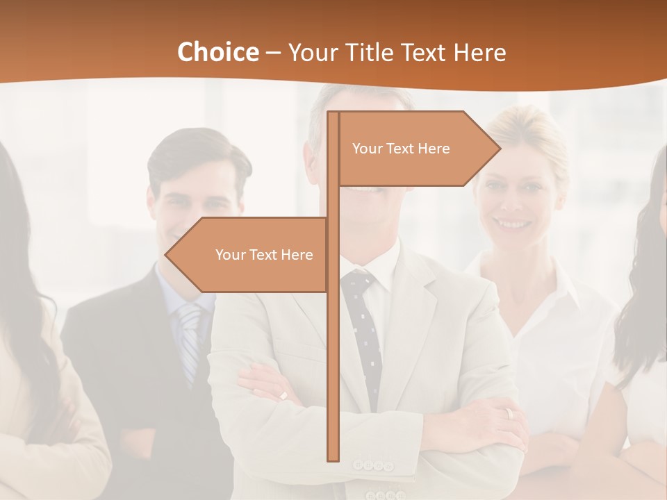 A Group Of People Standing In Front Of A Window PowerPoint Template