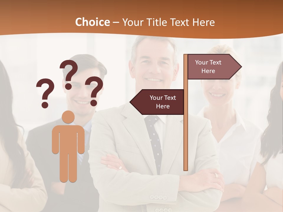 A Group Of People Standing In Front Of A Window PowerPoint Template