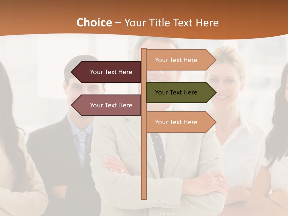 A Group Of People Standing In Front Of A Window PowerPoint Template