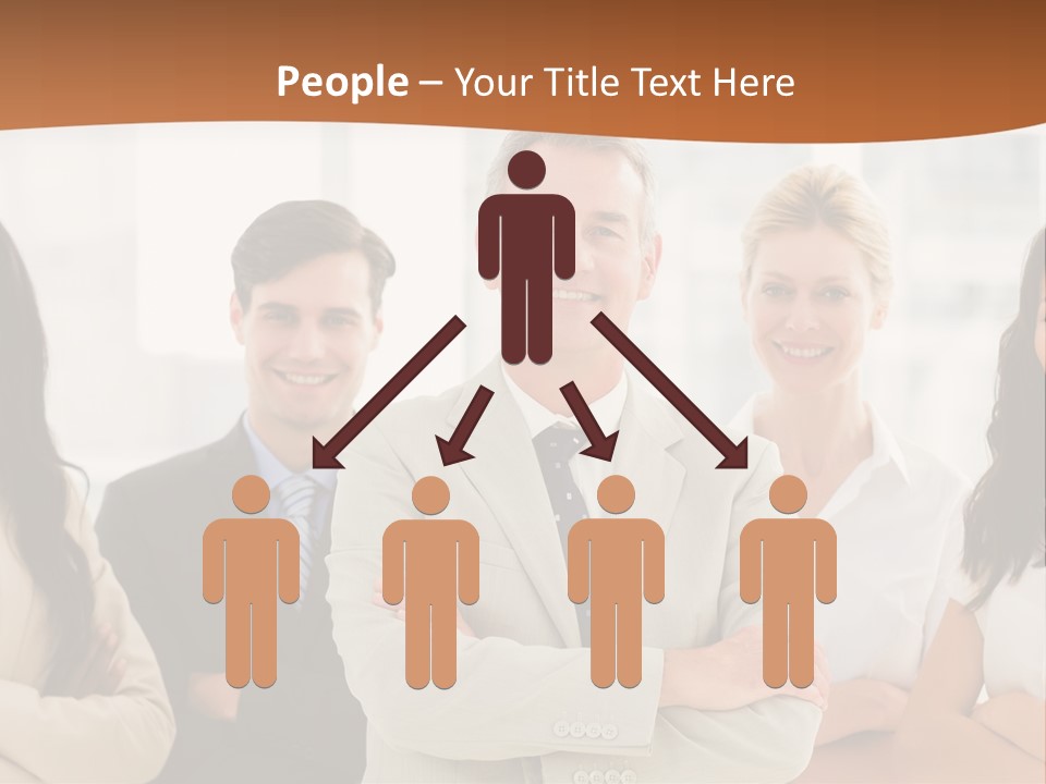 A Group Of People Standing In Front Of A Window PowerPoint Template