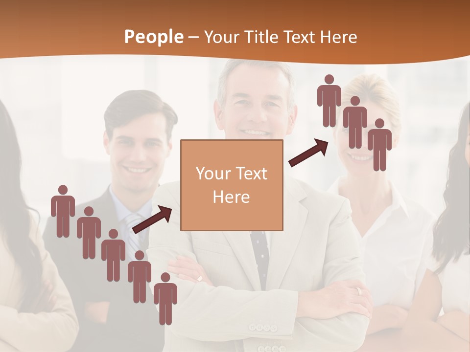 A Group Of People Standing In Front Of A Window PowerPoint Template