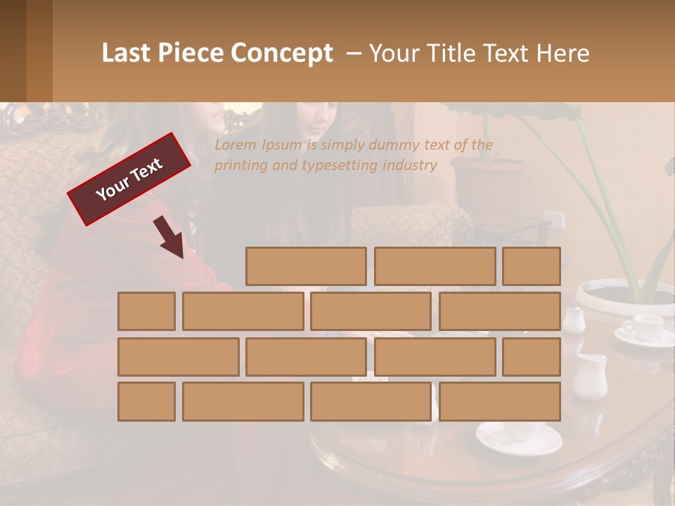 Two Women Sitting On A Couch Looking At A Laptop PowerPoint Template