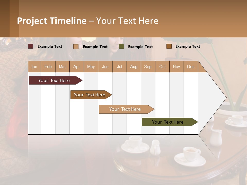 Two Women Sitting On A Couch Looking At A Laptop PowerPoint Template