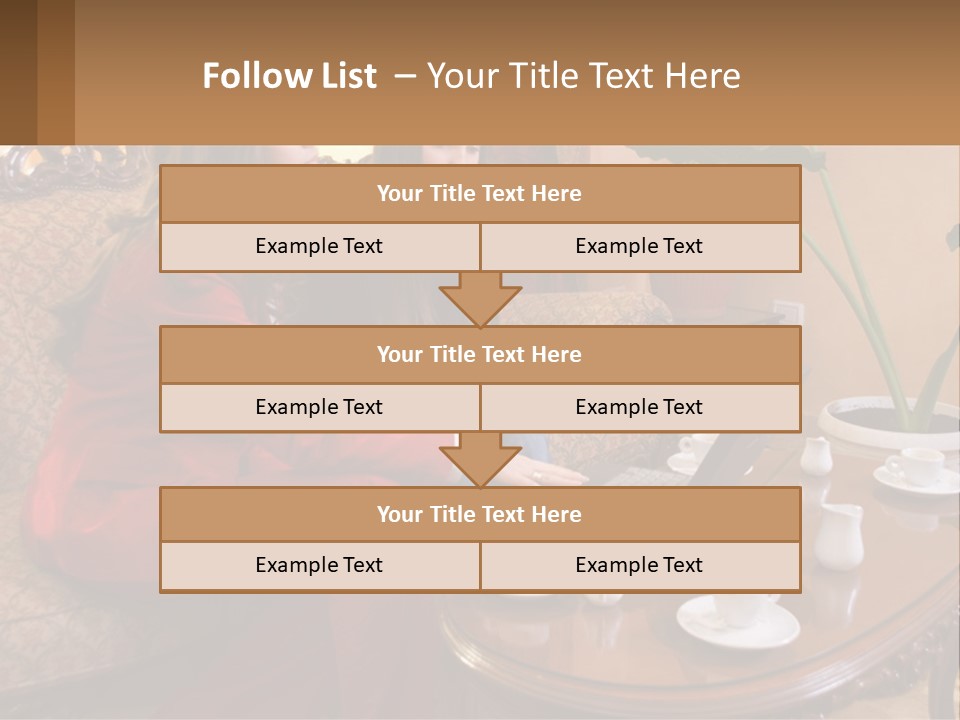 Two Women Sitting On A Couch Looking At A Laptop PowerPoint Template