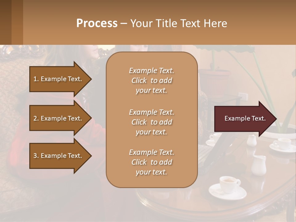 Two Women Sitting On A Couch Looking At A Laptop PowerPoint Template
