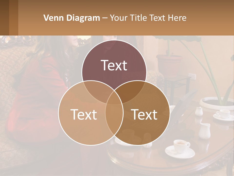 Two Women Sitting On A Couch Looking At A Laptop PowerPoint Template