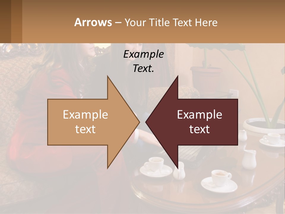 Two Women Sitting On A Couch Looking At A Laptop PowerPoint Template