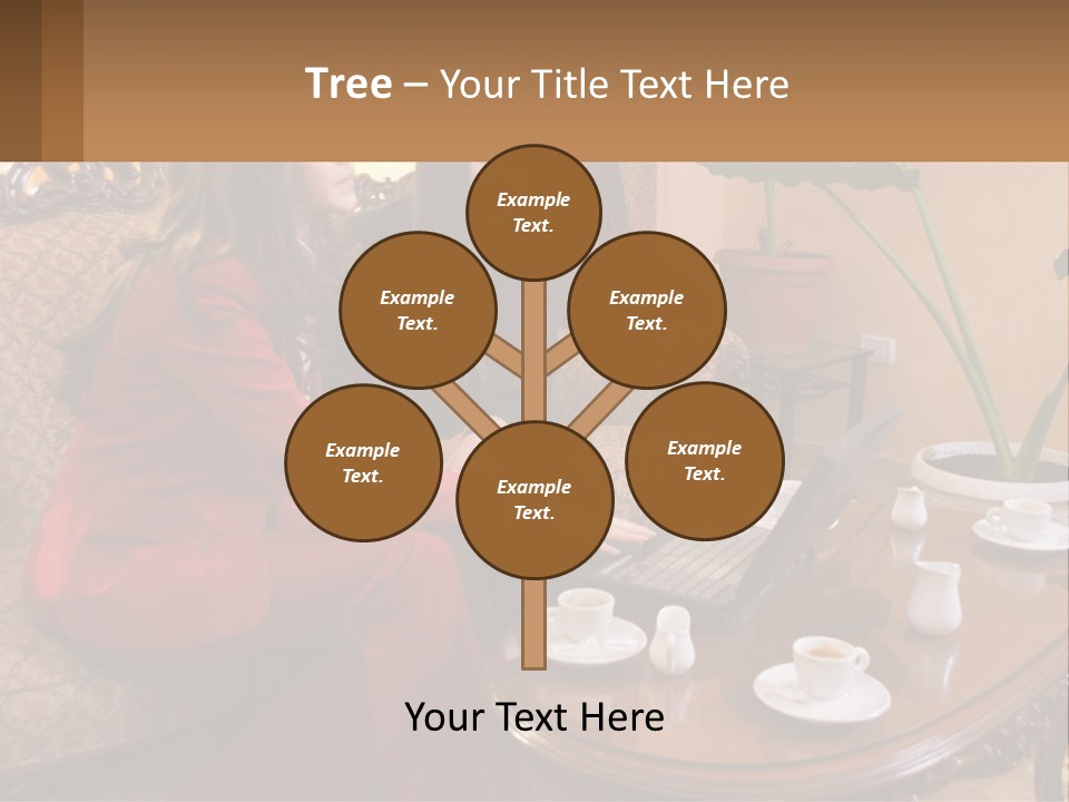 Two Women Sitting On A Couch Looking At A Laptop PowerPoint Template