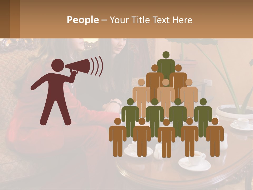 Two Women Sitting On A Couch Looking At A Laptop PowerPoint Template