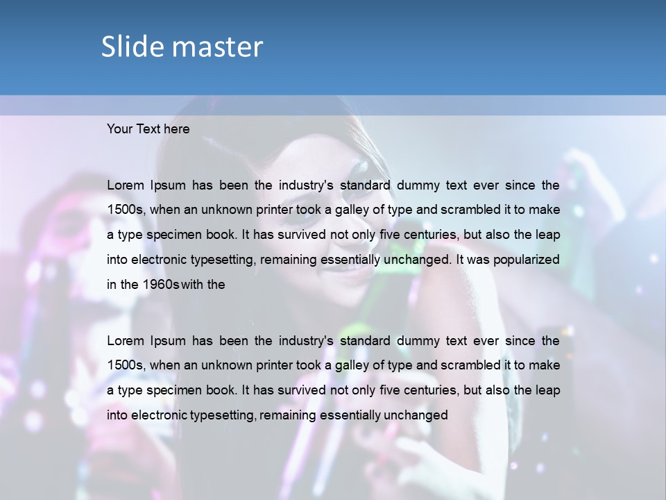 A Woman Holding A Beer Bottle In Her Hand PowerPoint Template