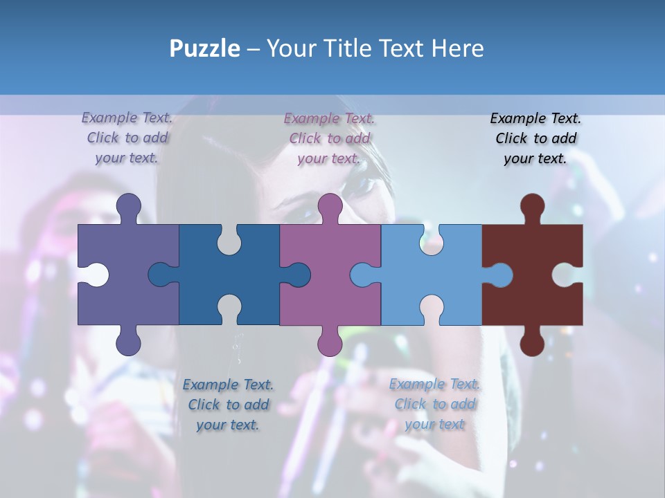 A Woman Holding A Beer Bottle In Her Hand PowerPoint Template