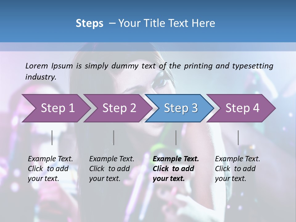 A Woman Holding A Beer Bottle In Her Hand PowerPoint Template