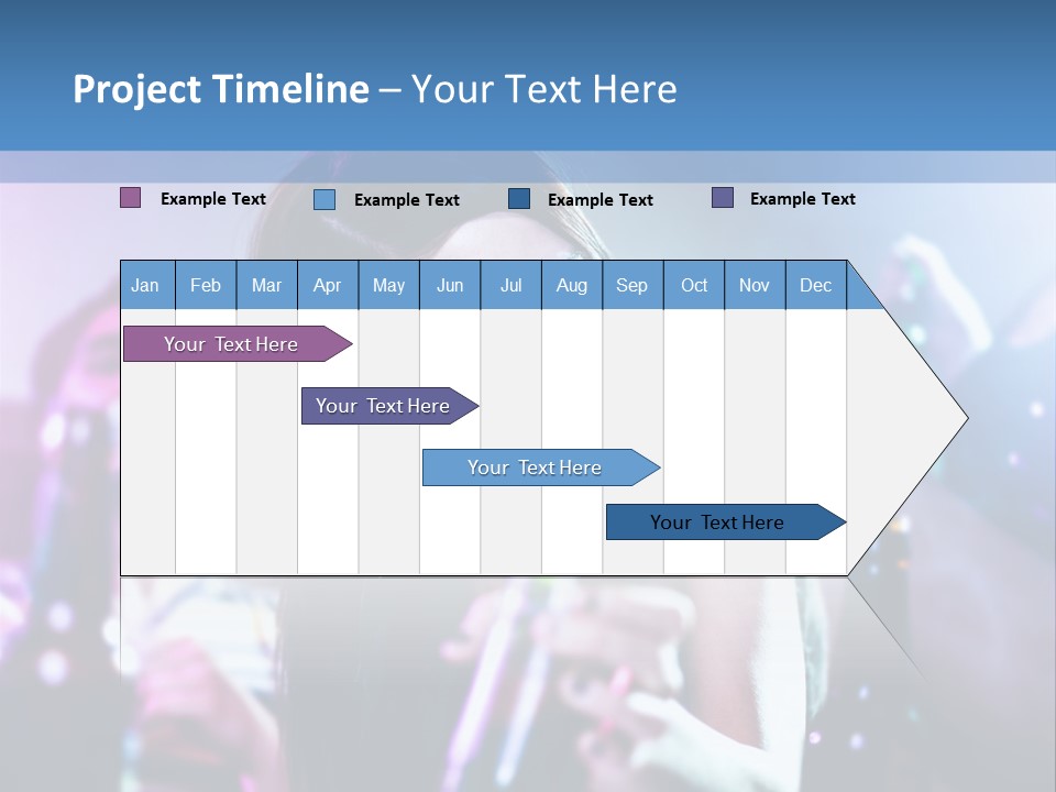 A Woman Holding A Beer Bottle In Her Hand PowerPoint Template