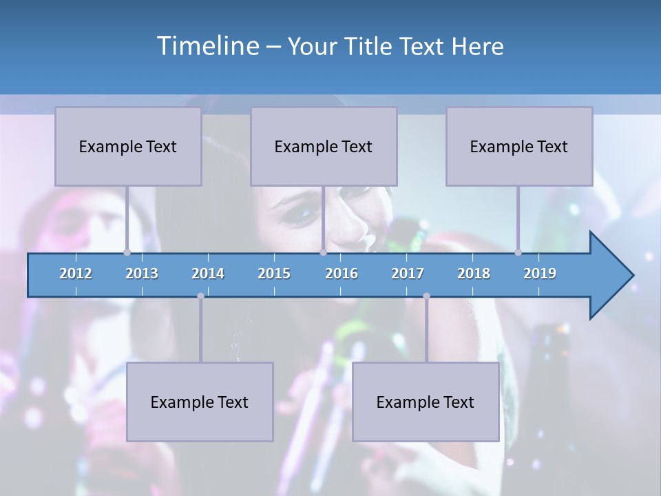 A Woman Holding A Beer Bottle In Her Hand PowerPoint Template