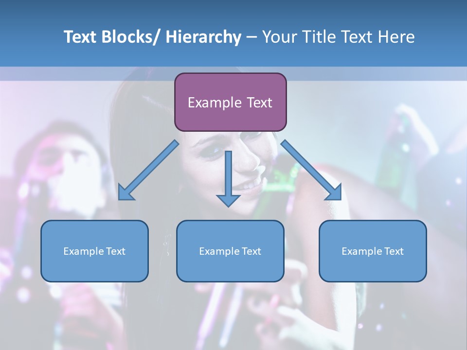 A Woman Holding A Beer Bottle In Her Hand PowerPoint Template