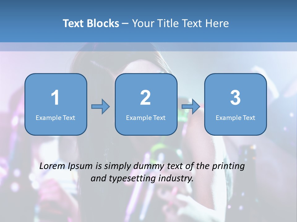 A Woman Holding A Beer Bottle In Her Hand PowerPoint Template