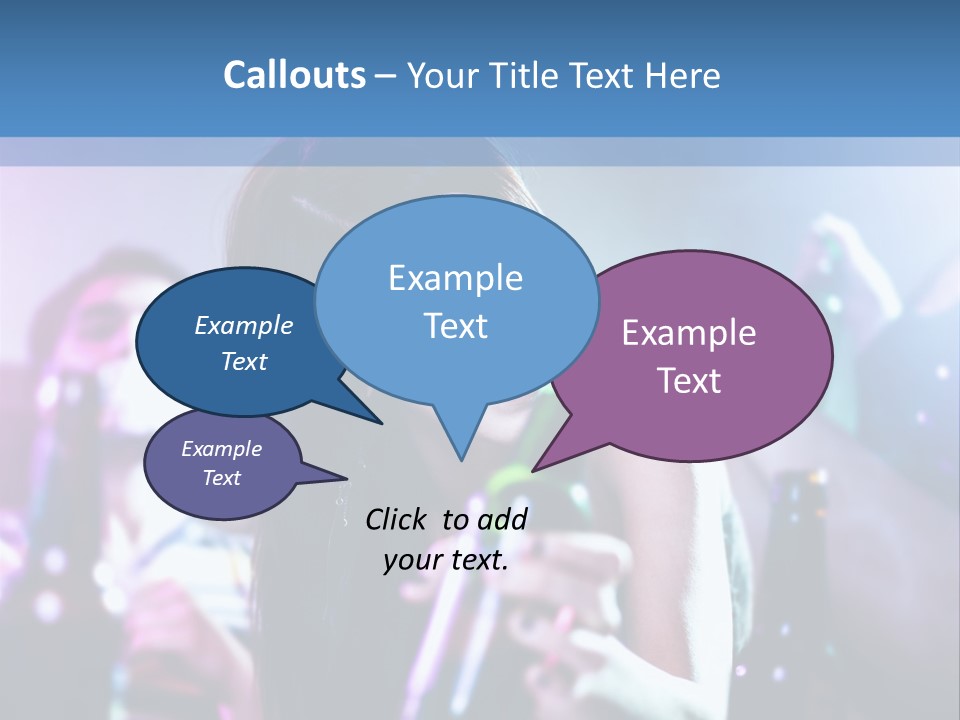 A Woman Holding A Beer Bottle In Her Hand PowerPoint Template