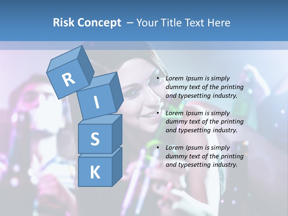 A Woman Holding A Beer Bottle In Her Hand PowerPoint Template