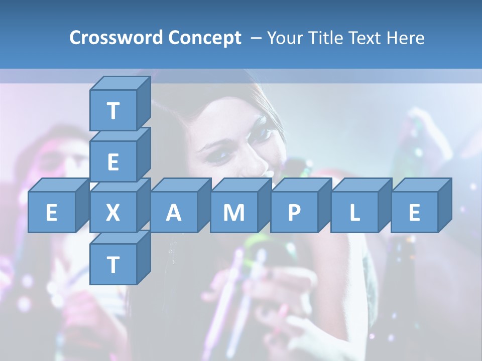 A Woman Holding A Beer Bottle In Her Hand PowerPoint Template