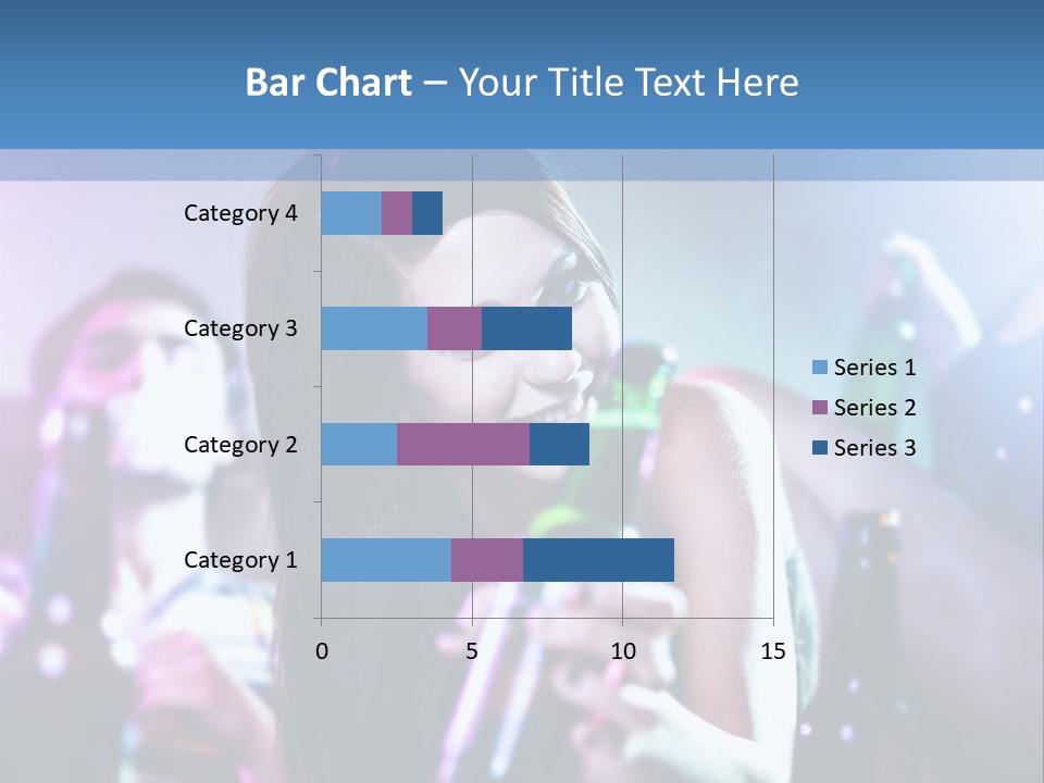 A Woman Holding A Beer Bottle In Her Hand PowerPoint Template
