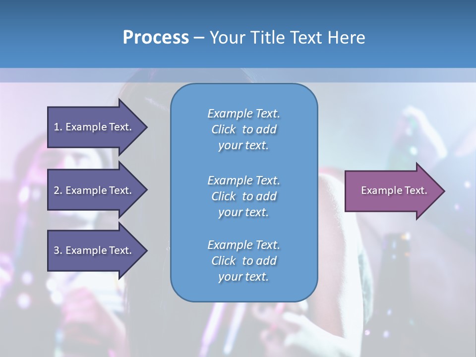 A Woman Holding A Beer Bottle In Her Hand PowerPoint Template