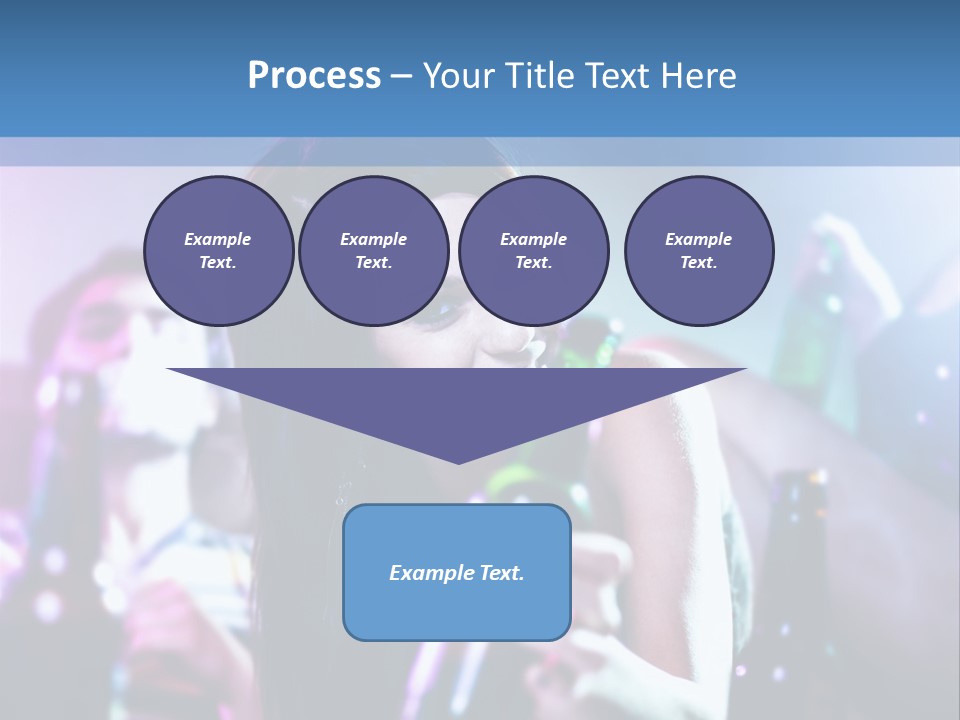 A Woman Holding A Beer Bottle In Her Hand PowerPoint Template